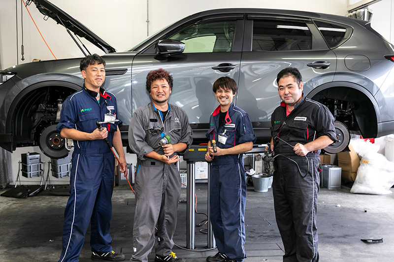 マツダオートザム北部の整備士求人